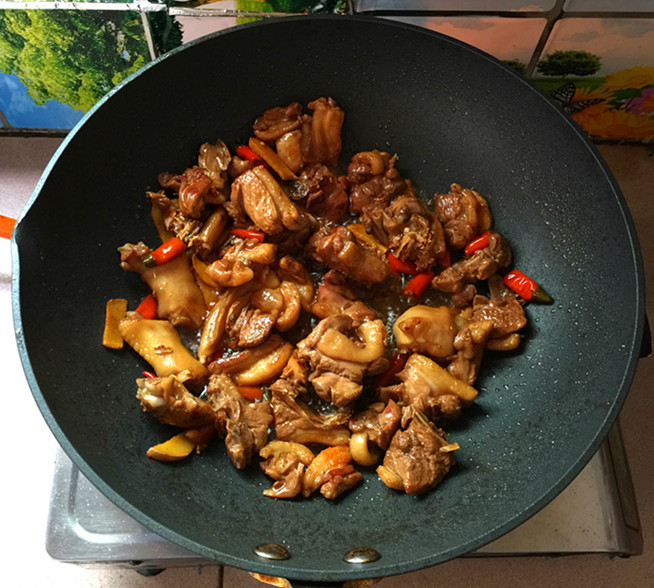 酸萝卜烧鸭肉步骤11