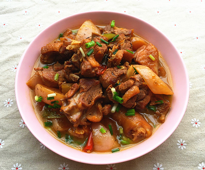酸萝卜烧鸭肉步骤19