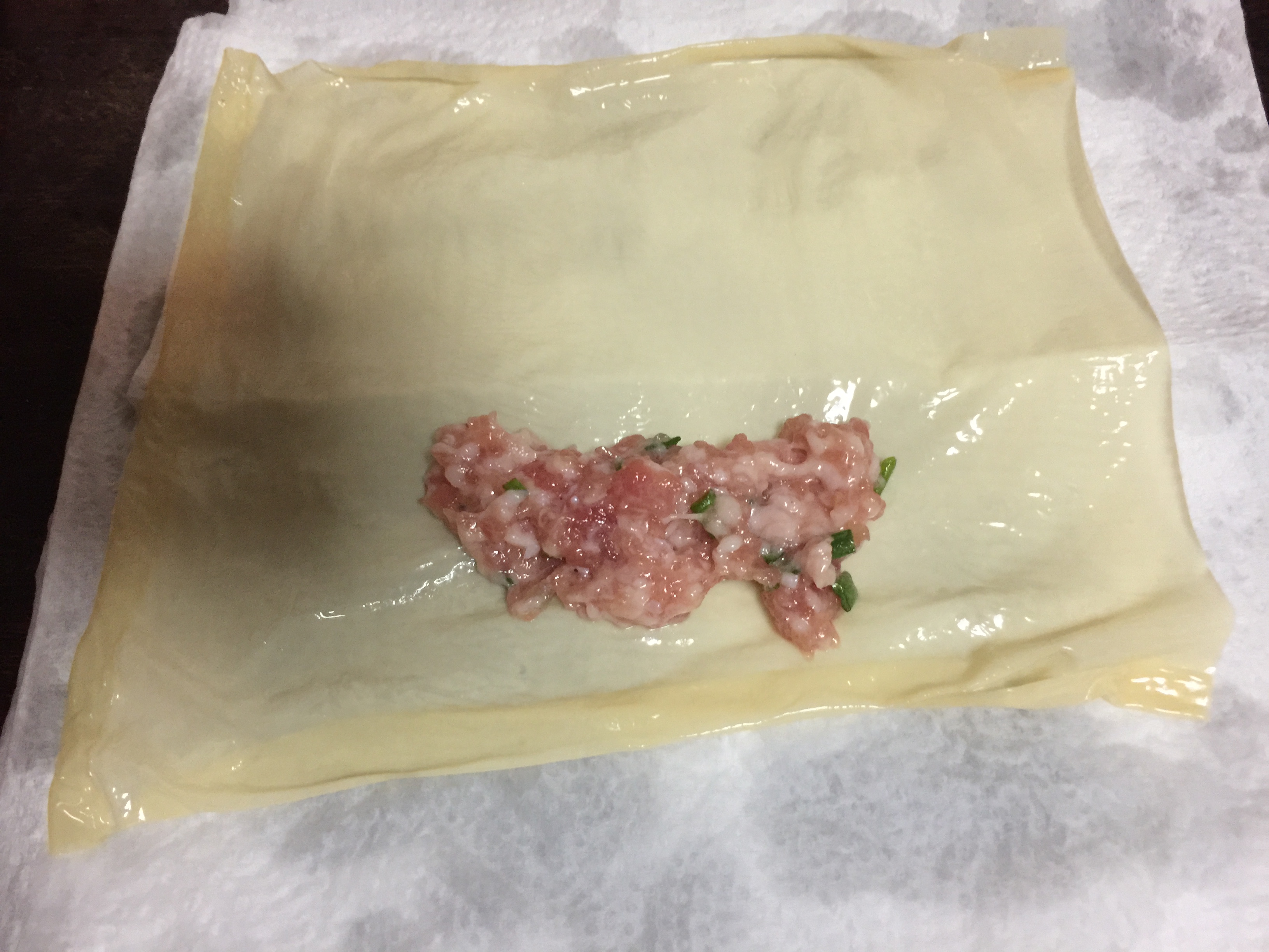 咸肉蒸豆腐皮包步骤8