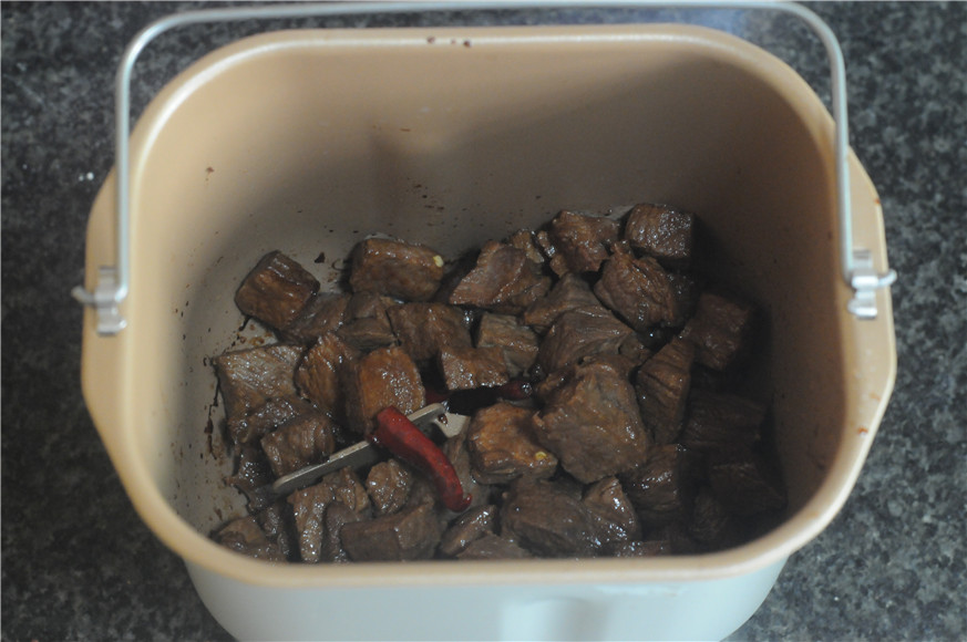 面包机版牛肉干步骤8