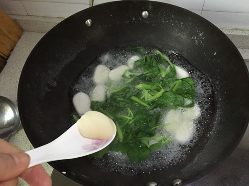 水磨年糕青菜步骤7