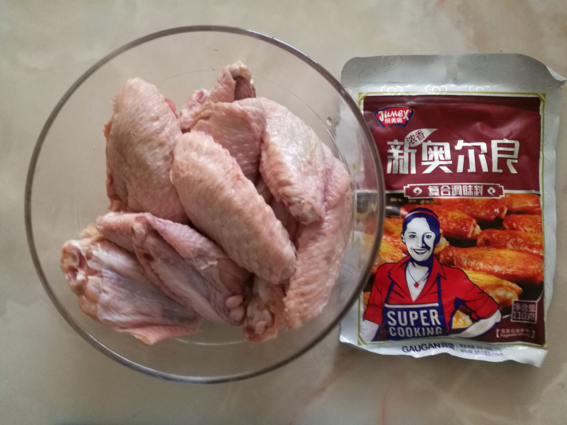 新奥尔良鸡中翅步骤3