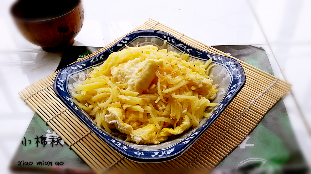 虾米鸡蛋炒土豆丝步骤12