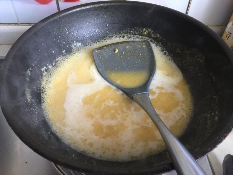 虾仁蛋黄豆腐步骤10