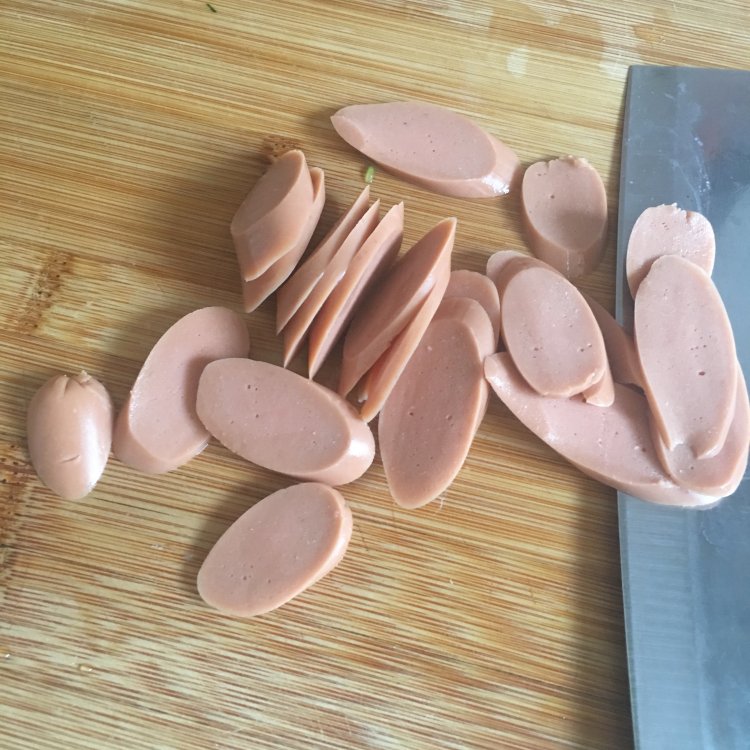 香肠荷兰豆步骤4