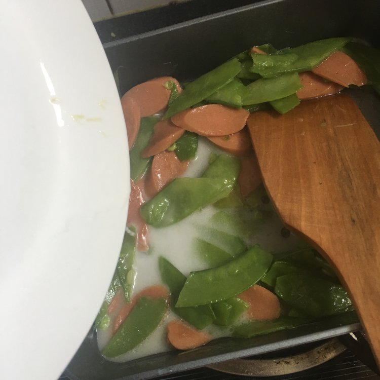 香肠荷兰豆步骤10