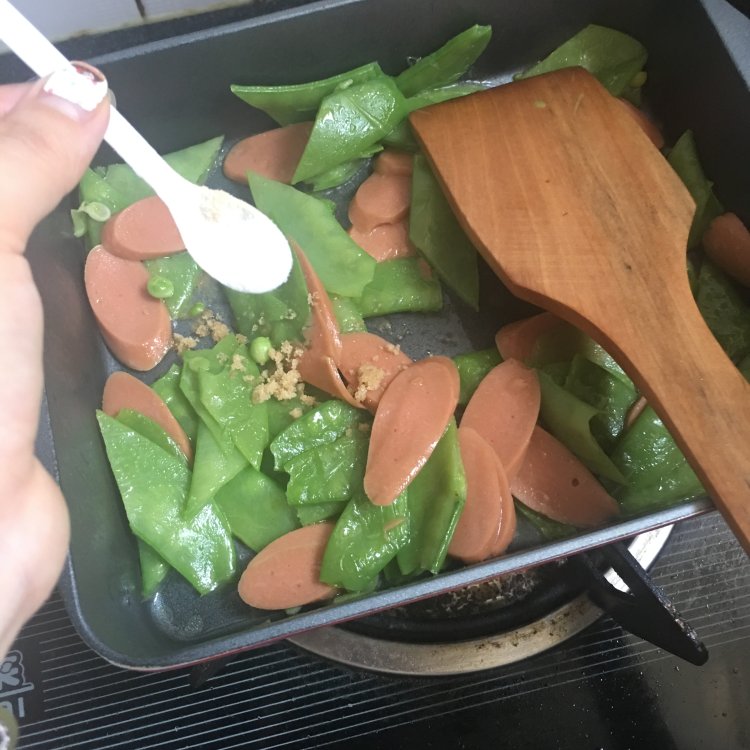 香肠荷兰豆步骤9