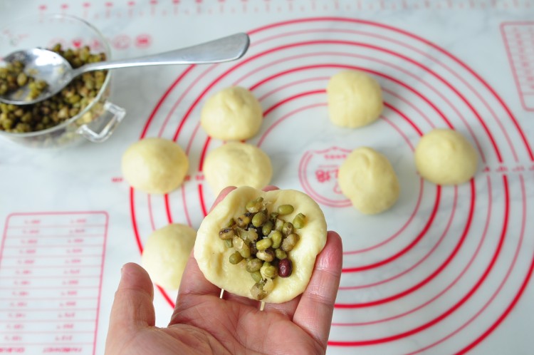 绿豆华夫饼步骤8