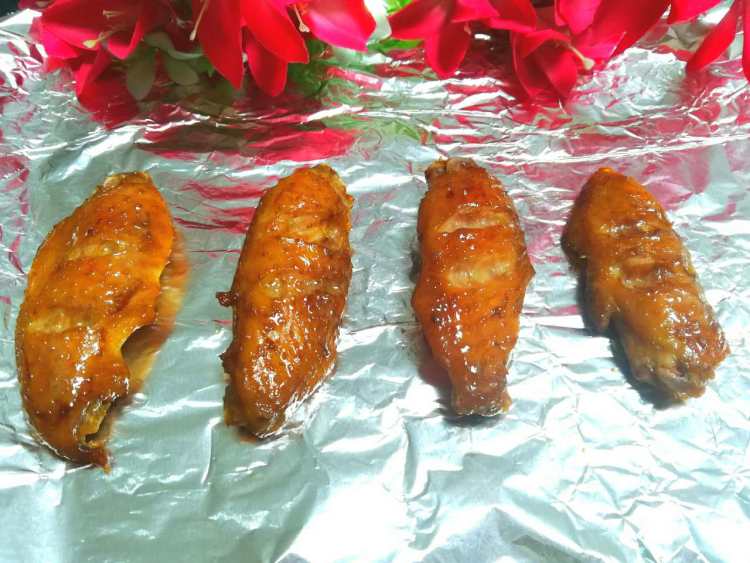 酱香烤鸡翅步骤8