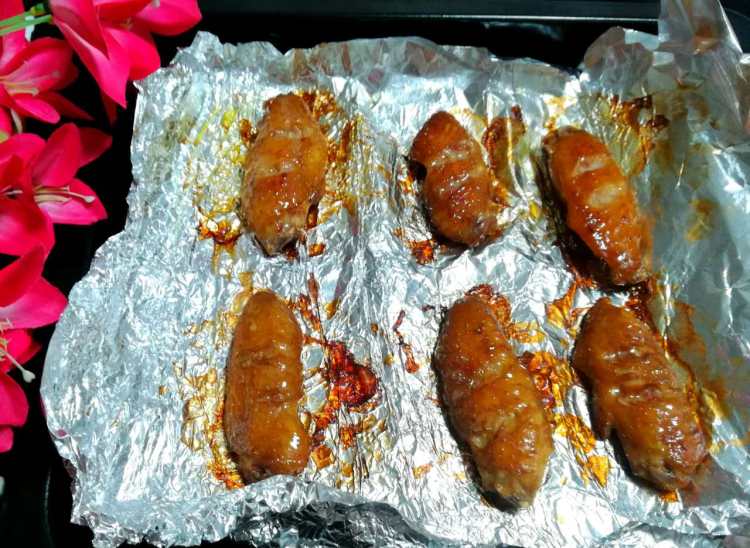 酱香烤鸡翅步骤6