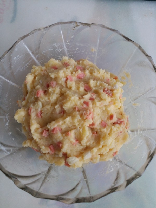 火腿肠土豆饼步骤5