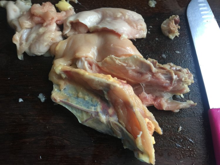鸡茸丸番茄浓汤步骤1