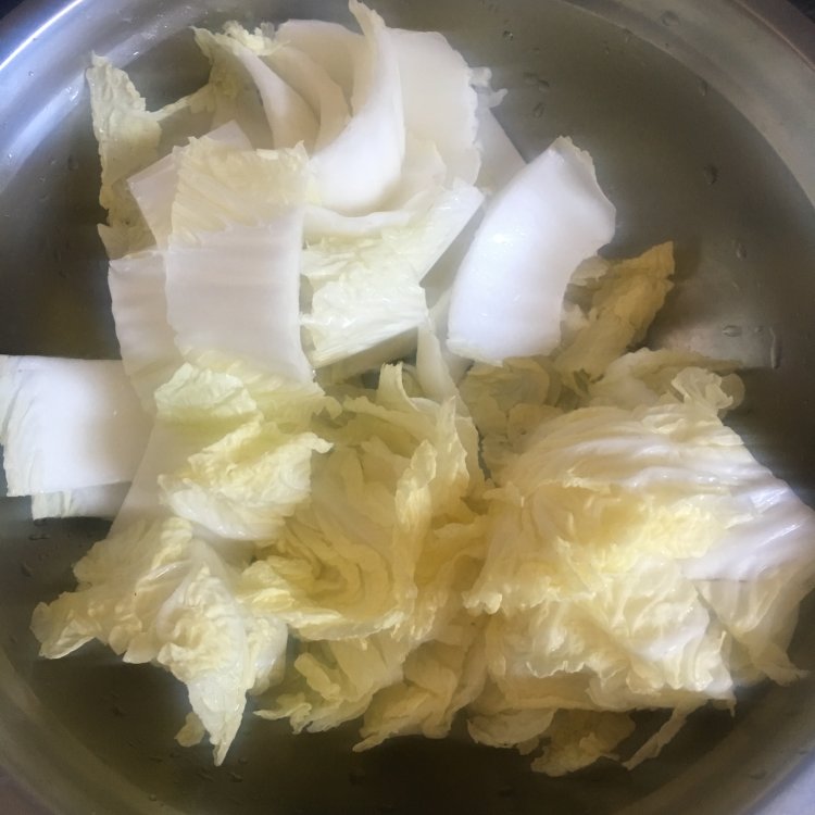蛋饺白菜汤步骤3