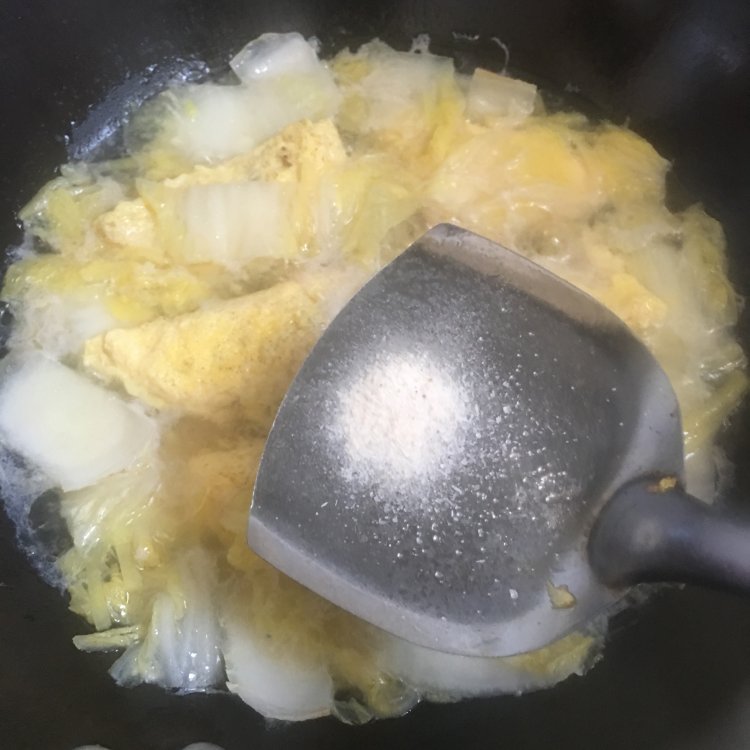 蛋饺白菜汤步骤9