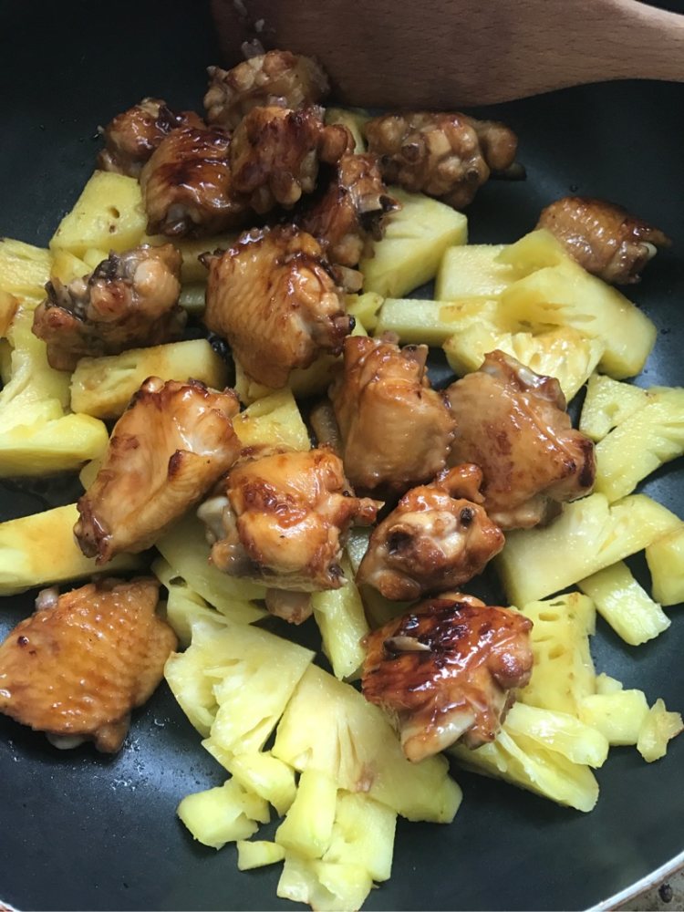 菠萝蜜鸡翅步骤9