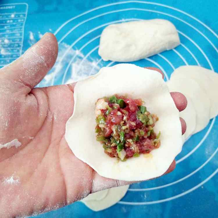 豆角鲜肉锅贴步骤10
