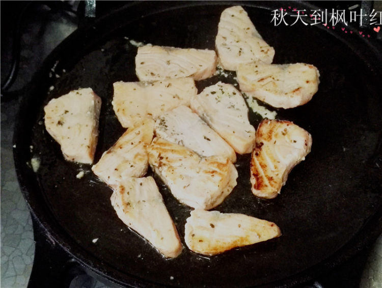 三文鱼果蔬南瓜盅步骤15