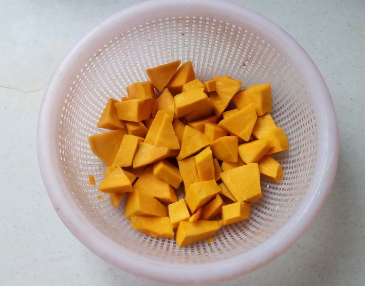 南瓜黄豆米糊步骤3