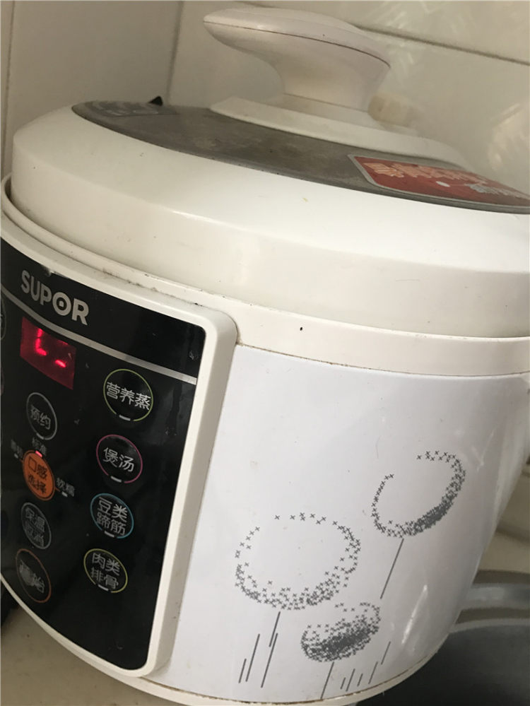 白米绿豆粥步骤4