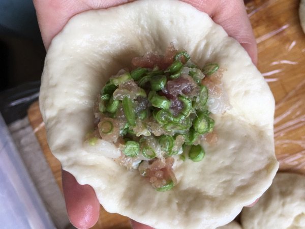 豆角肉包步骤7