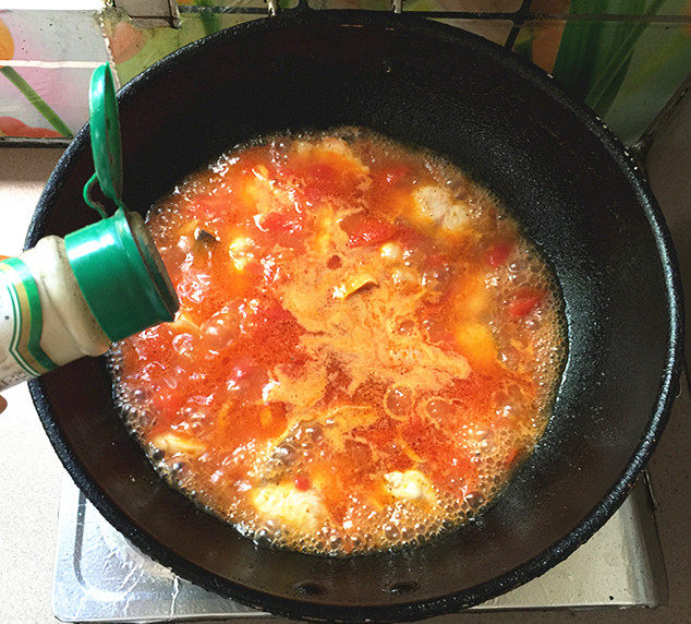 番茄酸汤煮巴沙鱼步骤13