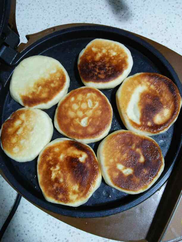 奶香煎饼子步骤9