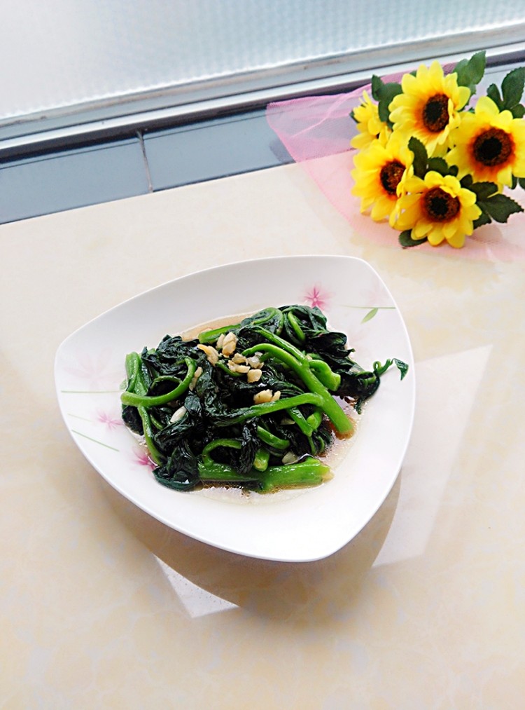 蚝油木耳菜步骤10