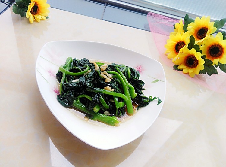 蚝油木耳菜步骤11