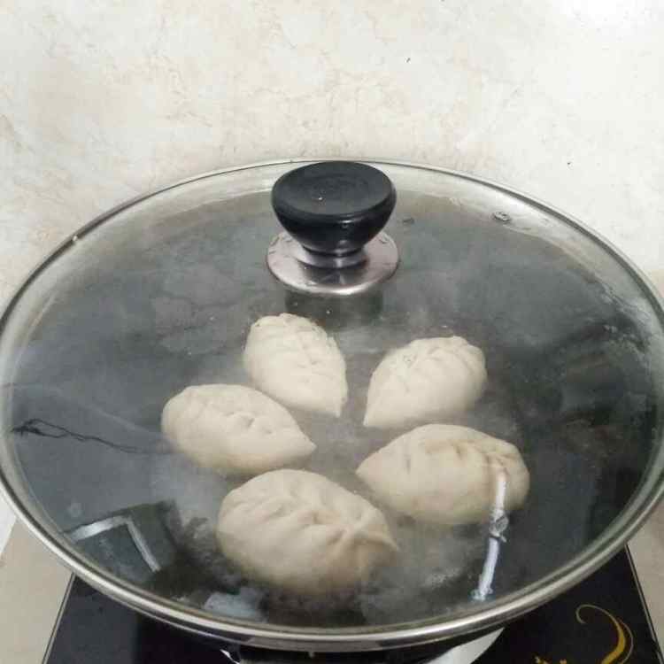 虹豆生煎包步骤14