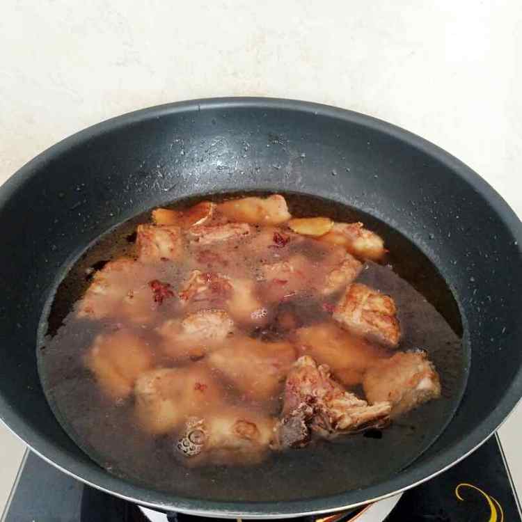 啤酒烧玉米排骨步骤8