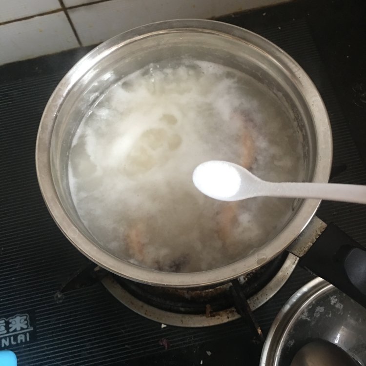 鲜虾香菇粥步骤8