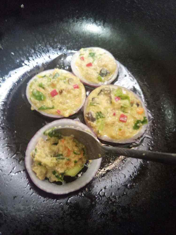 洋葱馕肉谷物饼步骤4