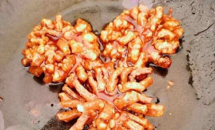 糖醋菊花肉步骤8