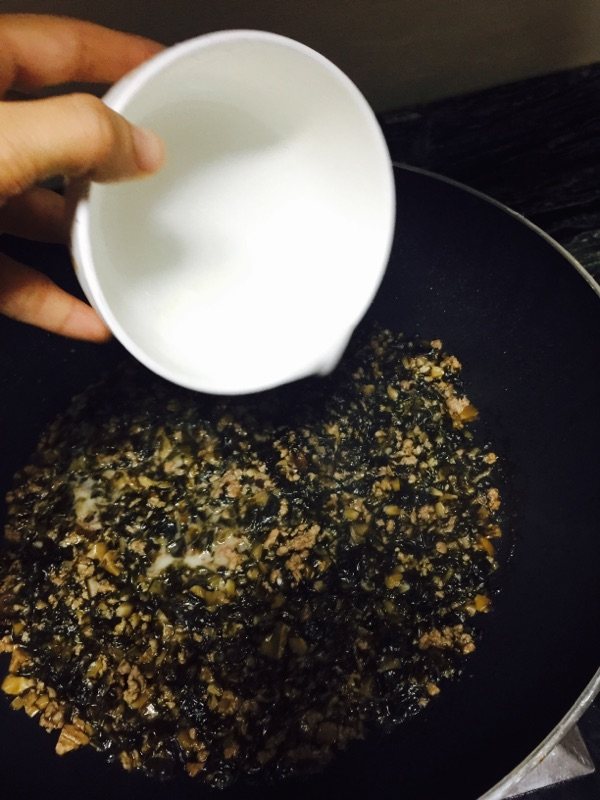 香菇肉酱菜步骤7