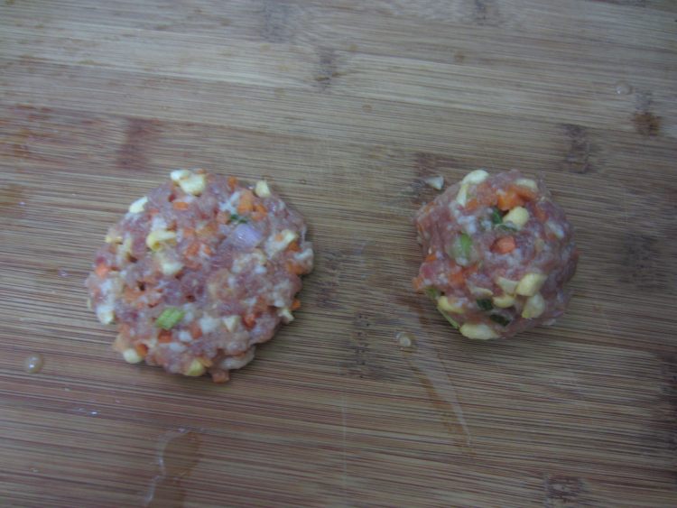 香煎玉米肉饼步骤7