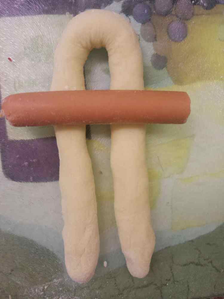 萌兔拔萝卜小面包步骤11