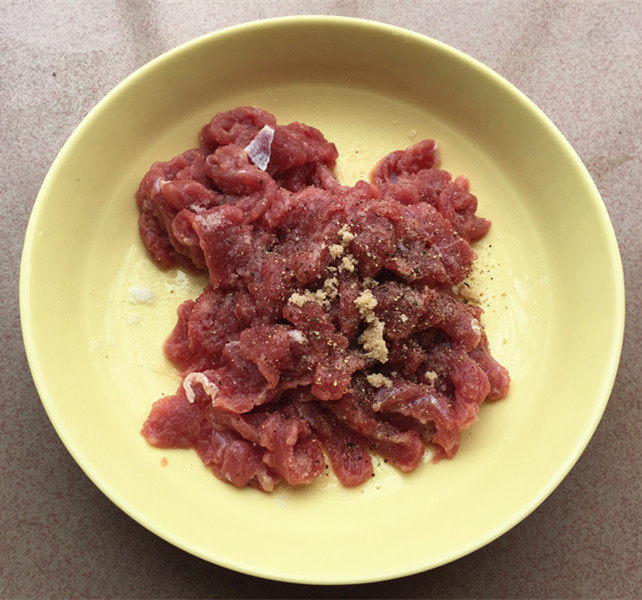 芦笋炒牛肉步骤2