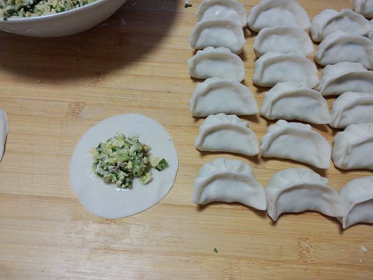 小白菜鸡蛋煎饺步骤11