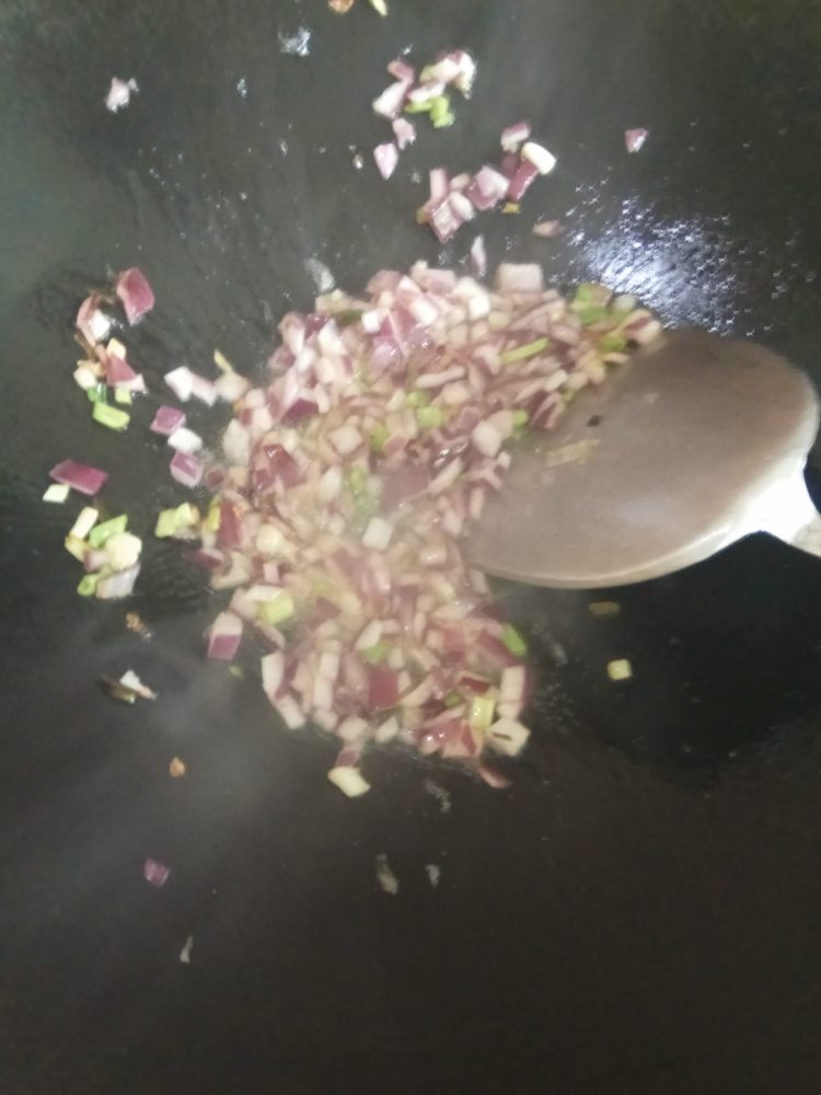 拌玉米面条步骤3
