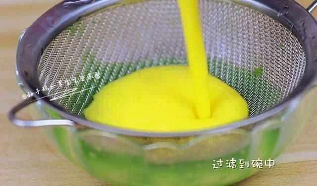 豌豆蛋羹步骤5
