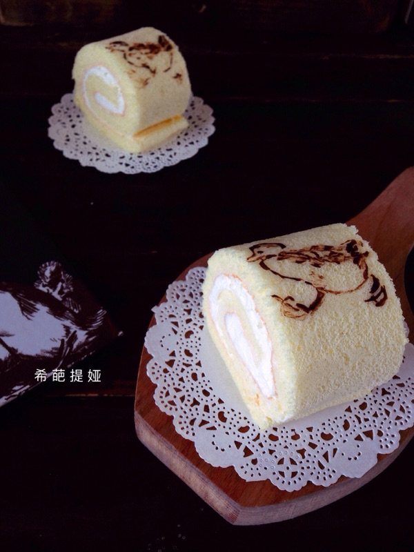 小鸭子蛋糕卷步骤23