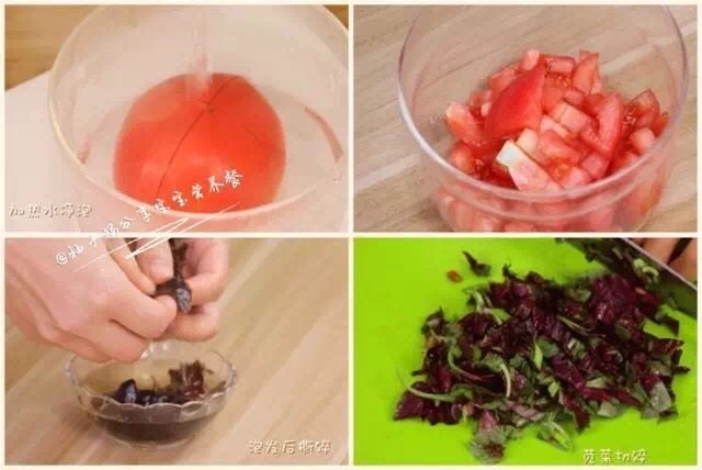 粉红鸡肉面步骤3