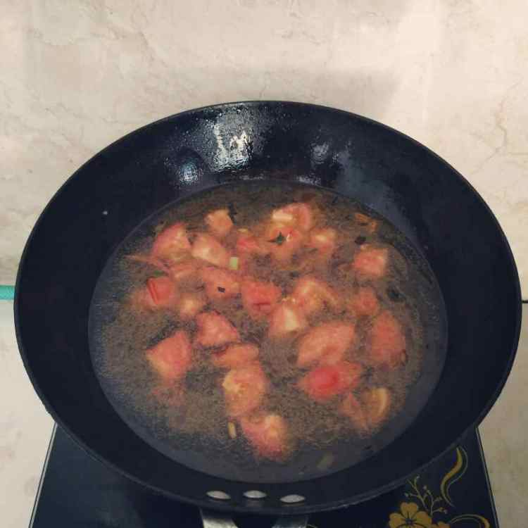 番茄疙瘩面步骤8