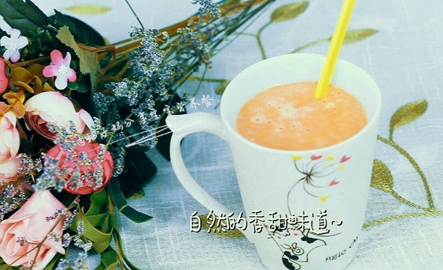 胡萝卜木瓜牛奶羹步骤7