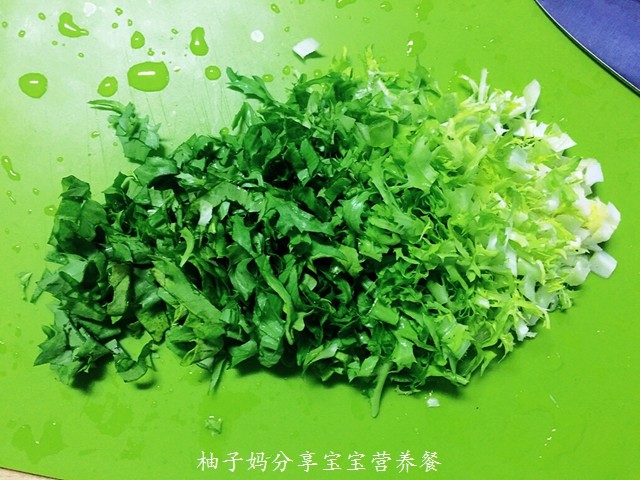 苦菊蛋饼步骤1