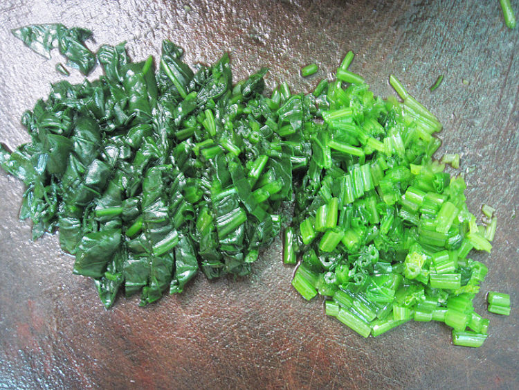菠菜拌鱼肉步骤4