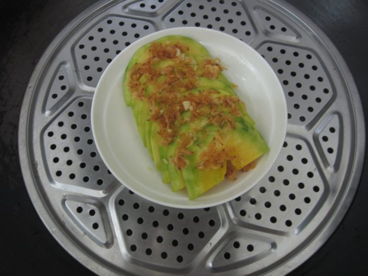 蒜蓉虾皮蒸南瓜步骤8