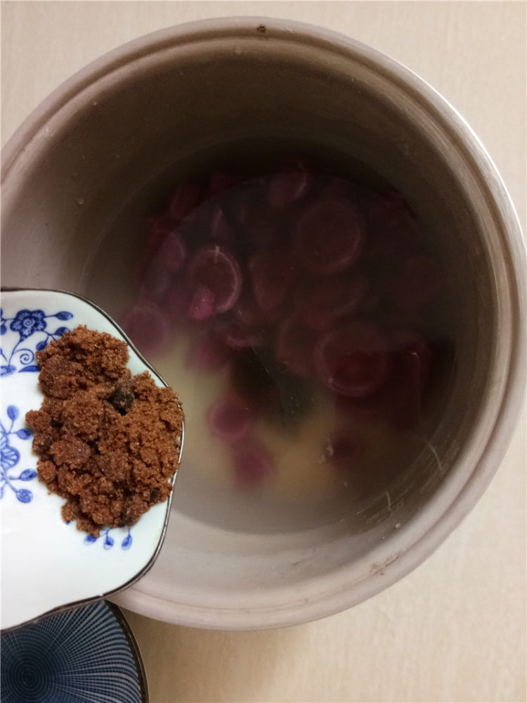 紫薯小米糊步骤4