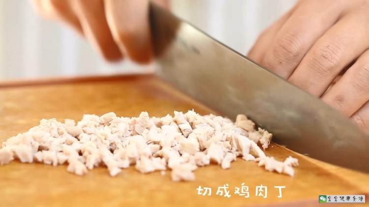 鸡肉面线汤  宝宝健康步骤5