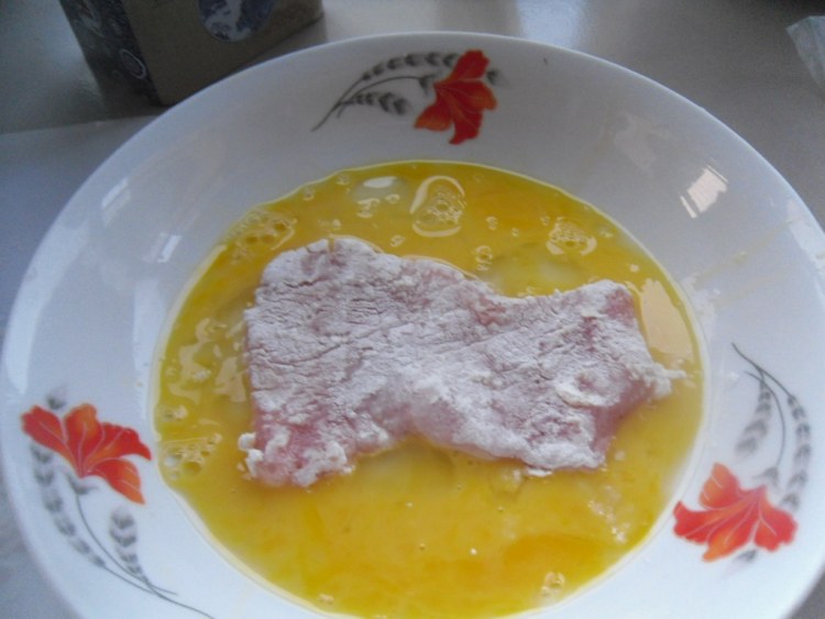 煎炸猪排步骤7